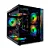 Gabinete Gamer Kalkan Midgard RGB Micro Atx Aquário Sem Fans Preto - Imagem 1