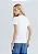 HERING BLUSA BÁSICA FEMNINA MANGA CURTA SLIM - BRANCO - Imagem 3