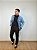 CALVIN KLEIN JAQUETA OVERSHIRT JEANS BORDADO BORDADO BOLSO - Imagem 1