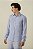 FOXTON CAMISA MANGA LONGA PURO LINHO PARAISO AZUL - Imagem 1