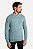 RESERVA TRICOT BASICO GOLA CARECA AZUL MINERAL - Imagem 1