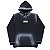 HIGH BLEACHED HOODIE LOGO BLACK - Imagem 1
