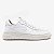 DEMOCRATA SAPATÊNIS DENIM BLOCK BRANCO - Imagem 2