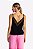 SLY BLUSA DE ALÇA COM DETALHE DE RENDA NAS COSTAS EM VISCOLYCRA - Imagem 2