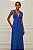 ANIMALE VESTIDO MIDI DECOTE V AMARRAÇÃO COSTAS AZUL MAZARINE - Imagem 2