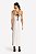 SLY VESTIDO MIDI COM ESTAMPA NA FRENTE EM VISCOSE  COM LINHO - Imagem 3