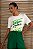 SLY T-SHIRT MANGA CURTA DECOTE REDONDO EM VISCOLYCRA COM LINHO COM ESTAMPA EXCLUSIVA - Imagem 5