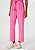 HERING CALÇA FEMININA RETA CINTURA ALTA CLOCHARD - ROSA - Imagem 4