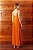 DRESS TO VESTIDO CREPE CROPPED RECORTES LATERAIS LARANJA QUEIMADO - Imagem 5