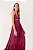 DRESS TO VESTIDO LONGO CREPE DET. METAL DECOTE ROSA TAPECARIA - Imagem 1