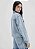 HERING CAMISA JEANS FEMININA MANGA LONGA HERING + NV - AZUL  Jeans Feminina Manga Longa Hering + Nv - Azul - Imagem 3