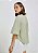 HERING BLUSA FEMININA MANGA 3/4 TEXTURIZADA  - VERDE - Imagem 3