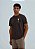 HERING CAMISETA MASCULINA MANGA CURTA COM ESTAMPA - MARROM - Imagem 1