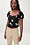 LEZ A LEZ BLUSA CROPPED ESTAMPADA COM BABADO BARRA - Imagem 1