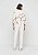 DZARM BLUSA RETA DECOTE V EM VISCOSE - OFF WHITE - Imagem 3