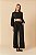 DRESS TO BLUSA LISTRAS AMARRAÇÃO CINTURA PRETO - Imagem 3