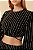 DRESS TO BLUSA LISTRAS AMARRAÇÃO CINTURA PRETO - Imagem 2