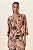 MYPLACE VESTIDO LONGO DECOTE V E MANGA LONGA ESTAMPA FLORAL LATINO CAMEL - Imagem 2