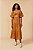 DRESS TO VESTIDO MIDI FRANZIDOS BEGE CAPPUCCINO - Imagem 2