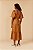 DRESS TO VESTIDO MIDI FRANZIDOS BEGE CAPPUCCINO - Imagem 3