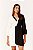 DRESS TO VESTIDO CURTO LINHO P&B - Imagem 1