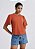 HERING BLUSA FEMININA MANGA CURTA EVASÊ - TERRACOTA - Imagem 1