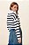 MYPLACE BLUSA LISTRAS GOLA ALTA TRICOT OFF/PRETO - Imagem 3