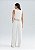 HERING CALÇA FEMININA PANTALONA CINTURA ALTA COM LINHO - OFF WHITE - Imagem 3