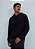 HERING BLUSÃO BÁSICA MASCULINO COMFORT EM MOLETOM PELUCIADO - PRETO - Imagem 1