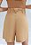 HERING SHORTS FEMININO EM ALFAIATARIA COM LINHO - BEGE - Imagem 5