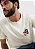 HERING CAMISETA MASCULINA MANGA CURTA COM ESTAMPA EM LINHO - OFF WHITE - Imagem 4