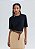 HERING BLUSA FEMININA MANGA CURTA EM MALHA INTERLICK - PRETO - Imagem 1