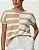 SHOULDER BLUSA TRICOT LISTRA BICOLOR - Imagem 1