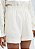 HERING SHORTS FEMININO CINTURA ALTA COM LINHO - CREME - Imagem 3