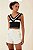 MYPLACE CROPPED TRICOT LISTRA PRETO / CREME - Imagem 2