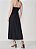 COLCCI VESTIDO MIDI SLIM JOANA COM FRANZIDO E AMARRAÇÃO PRETO - Imagem 2