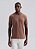 HERING BLUSA BÁSICA UNISSEX MANGA CURTA REGULAR WORLD - MARROM - Imagem 1
