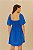 FARM VESTIDO CURTO MANGAS BUFANTES AZUL KRABI - Imagem 3