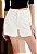 LEZ A LEZ SHORTS SARJA HOT PANT CINTURA MÉDIA OFF-WHITE - Imagem 2