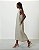 SHOULDER VESTIDO LINHO MIDI RETO NATURAL - Imagem 1