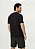 HERING SPORTS CAMISETA ESPORTIVA MASCULINA COM RECORTES EASY CARE - PRETO - Imagem 3