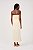 DRESS TO VESTIDO MIDI LINHO LASTEX COSTAS BEGE GRÃO - Imagem 7