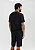 HERING BERMUDA BÁSICA MASCULINA RETA EM SARJA - PRETO - Imagem 3