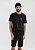HERING BERMUDA BÁSICA MASCULINA RETA EM SARJA - PRETO - Imagem 5