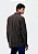 HERING CAMISA MASCULINA MANGA LONGA XADREZ EM LINHO - MARROM - Imagem 3