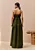 CACAY VESTIDO LONGO TÚNEL DECOTE - VERDE ESCURO - Imagem 2