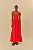 FARM VESTIDO CORSELET CROPPED VERMELHO MELANCIA - Imagem 1