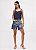 SOMMER BLUSA SLIM COM ALÇA E LINHO AZUL OLYMPIC - Imagem 1