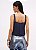SOMMER BLUSA SLIM COM ALÇA E LINHO AZUL OLYMPIC - Imagem 3