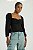 MYPLACE BLUSA BUSTO FRANZIDO PRETO - Imagem 5